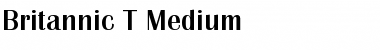 Download Britannic T Regular Font Title Preview