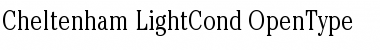 Download ITC Cheltenham Light Condensed Font Title Preview