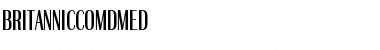 Download BritannicComDMed Regular Font Title Preview