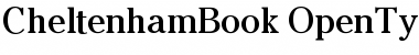 Download Cheltenham Book Font Title Preview