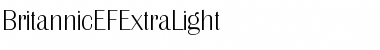 Download BritannicEFExtraLight Regular Font Title Preview
