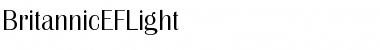 Download BritannicEFLight Regular Font Title Preview