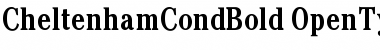 Download Cheltenham CondBold Font Title Preview