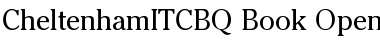 Download Cheltenham ITC BQ Regular Font Title Preview