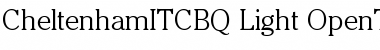 Download Cheltenham ITC BQ Regular Font Title Preview