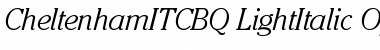 Download Cheltenham ITC BQ Regular Font Title Preview