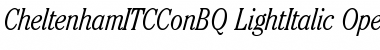 Download Cheltenham ITC BQ Regular Font Title Preview