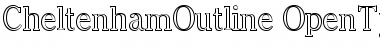 Download Cheltenham Outline Font Title Preview