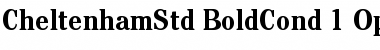 Download ITC Cheltenham Std Bold Condensed Font Title Preview