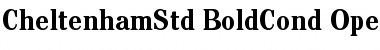 Download ITC Cheltenham Std Bold Condensed Font Title Preview