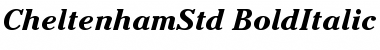 Download ITC Cheltenham Std Bold Italic Font Title Preview