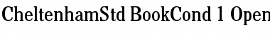 Download ITC Cheltenham Std Book Condensed Font Title Preview