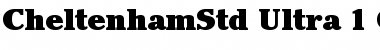 Download ITC Cheltenham Std Ultra Font Title Preview