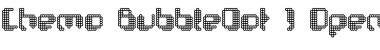 Download Chemo BubbleDot Font Title Preview