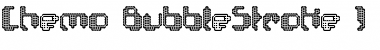 Download Chemo BubbleStroke Font Title Preview