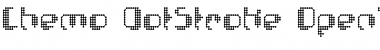 Download Chemo DotStroke Font Title Preview