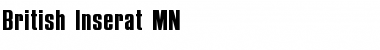 Download British Inserat MN Regular Font Title Preview