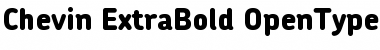 Download Chevin ExtraBold Font Title Preview