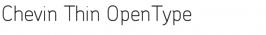 Download Chevin Thin Font Title Preview