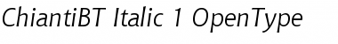 Download Bitstream Chianti Italic Font Title Preview