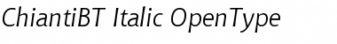 Download Bitstream Chianti Italic Font Title Preview