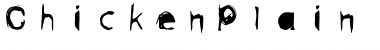 Download Chicken Plain Font Title Preview