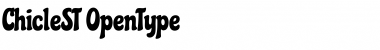 Download ChicleST Regular Font Title Preview