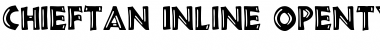 Download Chieftan Inline Font Title Preview
