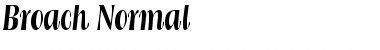 Download Broach Normal Font Title Preview