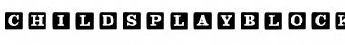 Download ChildsPlay BlocksSolid Font Title Preview