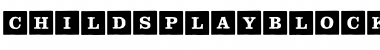 Download ChildsPlay BlocksSolidBold Font Title Preview