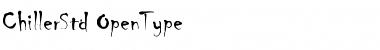 Download Chiller Std Regular Font Title Preview