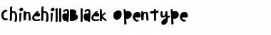 Download ChinchillaBlack Regular Font Title Preview