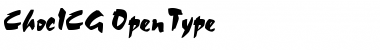 Download ChocICG Regular Font Title Preview