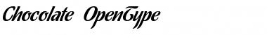 Download Chocolate Regular Font Title Preview