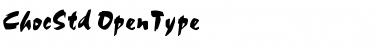 Download Choc Std Regular Font Title Preview