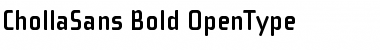 Download ChollaSans Bold Font Title Preview