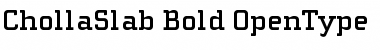 Download ChollaSlab Bold Font Title Preview