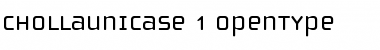 Download ChollaUnicase Regular Font Title Preview