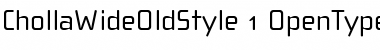 Download ChollaWide OldStyle Font Title Preview