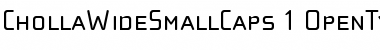 Download ChollaWide SmallCaps Font Title Preview