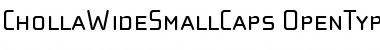 Download ChollaWideSmallCaps Roman Font Title Preview