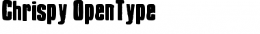 Download Chrispy Regular Font Title Preview