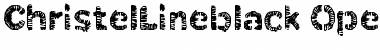 Download christelLine black Regular Font Title Preview