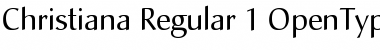 Download Christiana Regular Font Title Preview