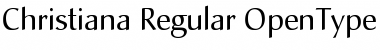Download Christiana Regular Font Title Preview