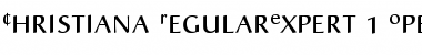Download Christiana Regular Expert Font Title Preview