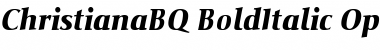 Download Christiana BQ Regular Font Title Preview