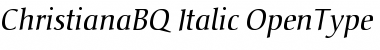 Download Christiana BQ Regular Font Title Preview