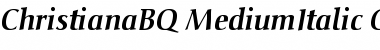 Download Christiana BQ Regular Font Title Preview